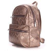 Міський рюкзак POOLPARTY Mini 4 л (mini - bckpck - snake - gold)