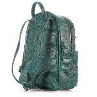 Міський рюкзак POOLPARTY Mini 6 л (mini - bckpck - leather - croco - green)