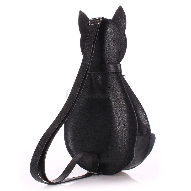 Жіночий шкіряний міський рюкзак POOLPARTY Cat