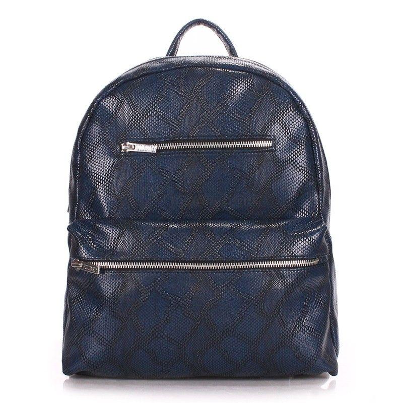 Міський рюкзак POOLPARTY Mini 4 л (mini - bckpck - snake - darkblue)