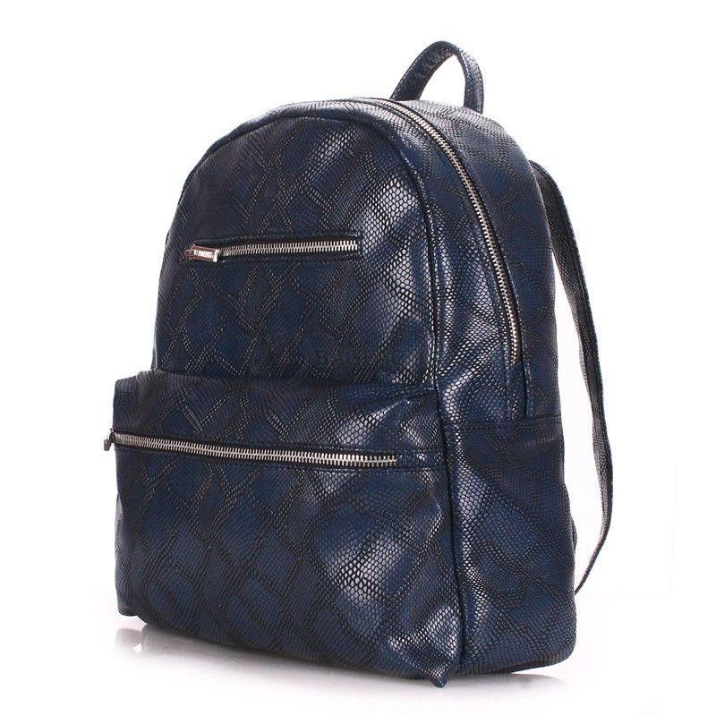 Міський рюкзак POOLPARTY Mini 4 л (mini - bckpck - snake - darkblue)
