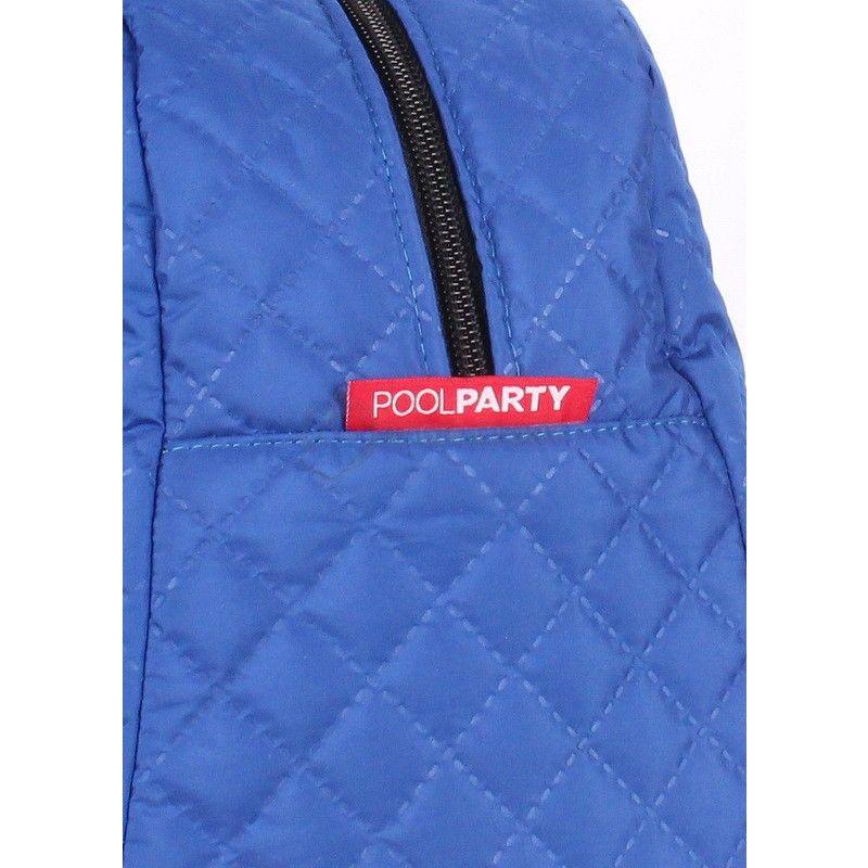 Жіноча стьобана сумка-саквояж POOLPARTY (ns4 - eco - brightblue)