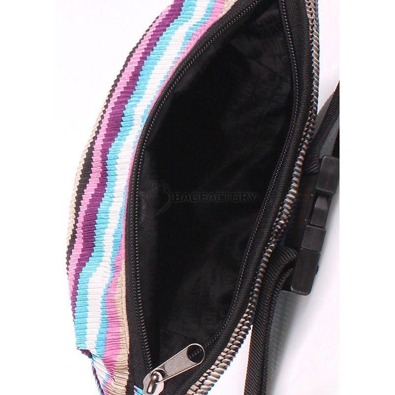 Жіноча сумка на пояс POOLPARTY (bumbag - velvet - violet)