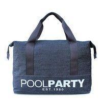 Жіноча коттонова сумка POOLPARTY (pool - 12 - jeans)