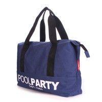Жіноча коттоновая сумка POOLPARTY (pool - 12 - darkblue)