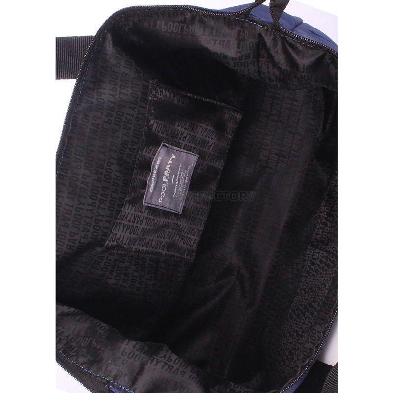 Жіноча коттоновая сумка POOLPARTY (pool - 12 - darkblue)