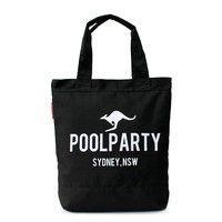 Жіноча коттоновая сумка POOLPARTY (pool1 - black)