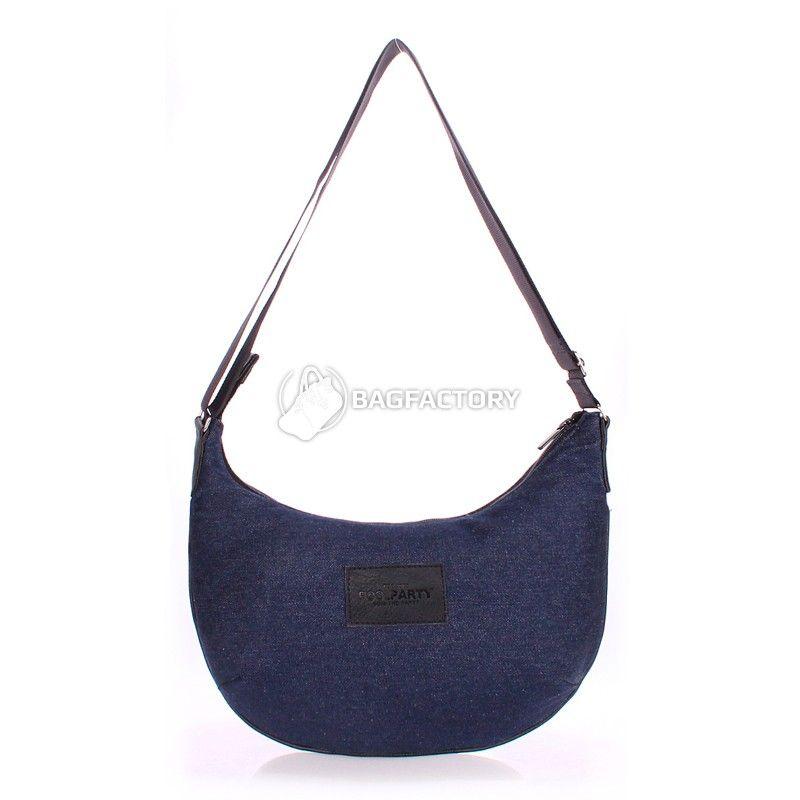 Жіноча джинсова сумка POOLPARTY (pool92 - black - jeans)