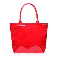 Жіноча лакова сумка POOLPARTY (pool7 - laque - red)