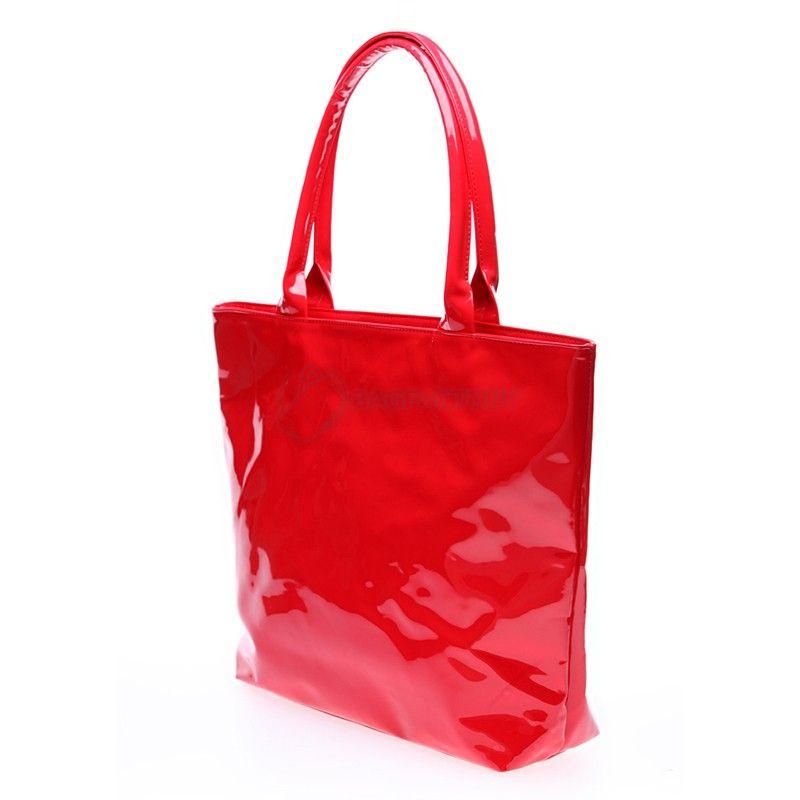 Жіноча лакова сумка POOLPARTY (pool7 - laque - red)