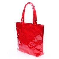 Жіноча лакова сумка POOLPARTY (pool7 - laque - red)