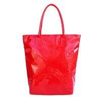 Жіноча лакова сумка POOLPARTY (pool86 - laque - red)