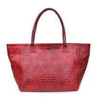 Жіноча шкіряна сумка POOLPARTY Desire (poolparty - desire - croco - red)