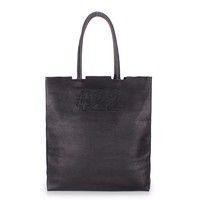 Жіноча шкіряна сумка POOLPARTY #22 (leather - number - 22 - black)