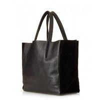Жіноча шкіряна сумка POOLPARTY Soho (poolparty - soho - black - velour)
