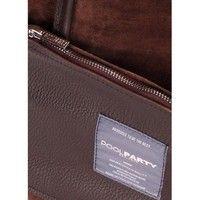 Жіноча шкіряна сумка POOLPARTY Soho (soho - brown - velour)