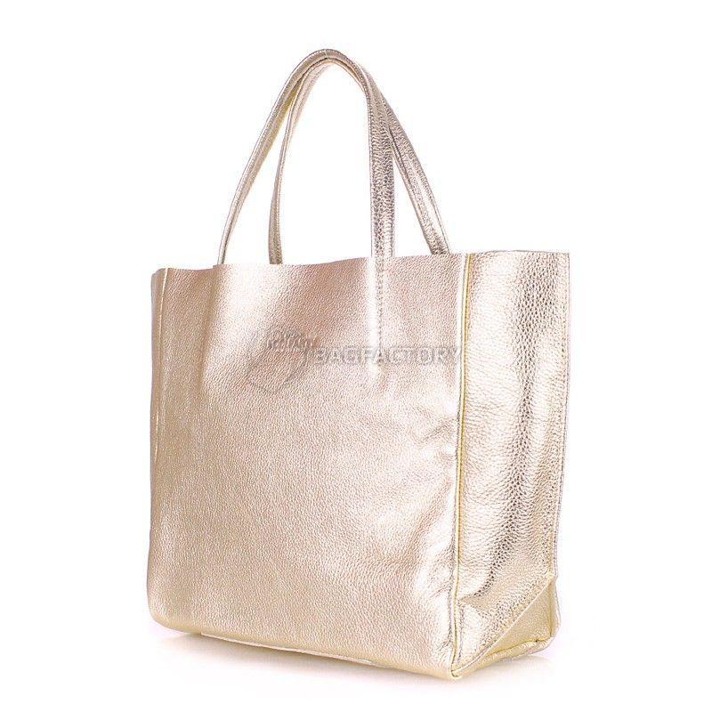 Жіноча шкіряна сумка POOLPARTY Soho (poolparty - soho - gold)