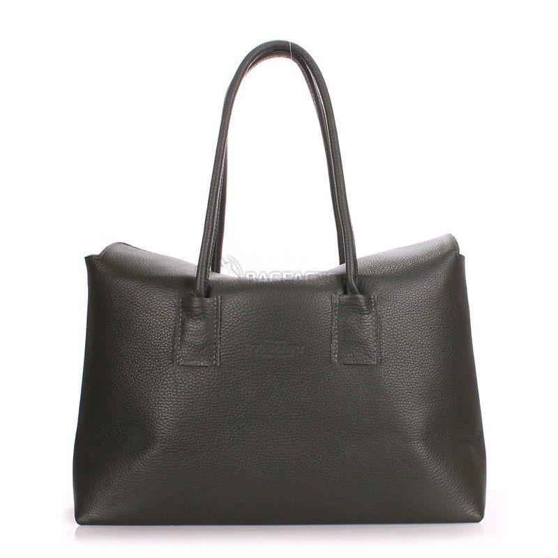 Жіноча шкіряна сумка POOLPARTY Sense (sense - khaki)