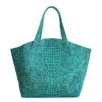 Жіноча шкіряна сумка POOLPARTY Fiore (poolparty - fiore - crocodile - green)