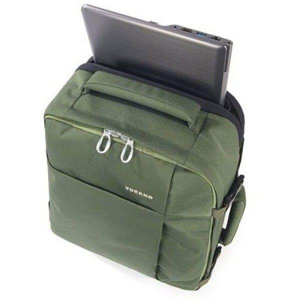 Сумка-рюкзак Tucano TUGO' M CABIN 15.6 Green (BKTUG - M - V)