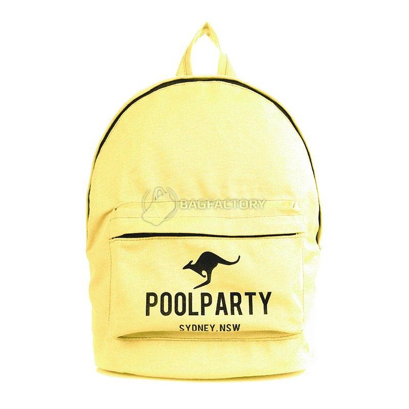 Міський рюкзак POOLPARTY 17л (backpack - kangaroo - yellow)