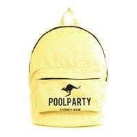 Міський рюкзак POOLPARTY 17л (backpack - kangaroo - yellow)