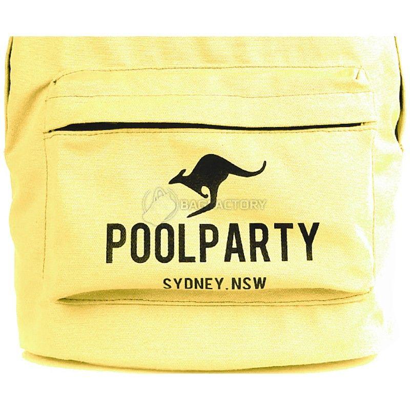 Міський рюкзак POOLPARTY 17л (backpack - kangaroo - yellow)