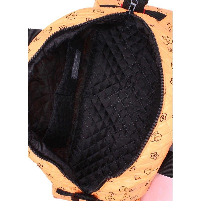 Жіноча стьобана сумка POOLPARTY Alaska (alaska - ducks - orange)