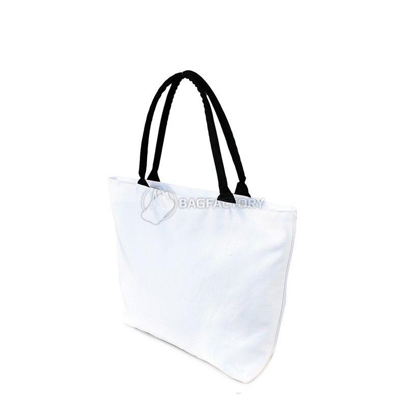 Жіноча коттонова сумка POOLPARTY з принтом (pool - 100 - never - die)