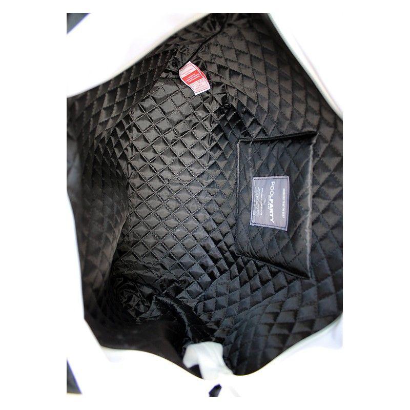 Жіноча коттонова сумка POOLPARTY з принтом (pool - 100 - monroe)