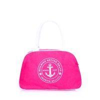 Жіноча коттонова сумка-саквояж POOLPARTY (pool - 16 - yachting - pink)