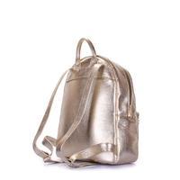 Міський шкіряний рюкзак POOLPARTY Xs 6 л (xs - bckpck - leather - gold)