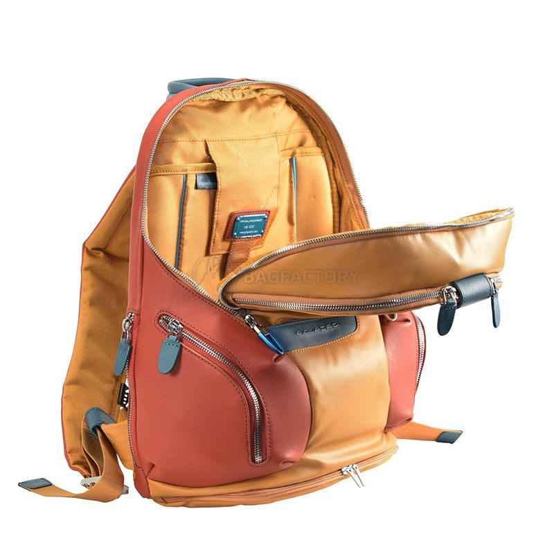 Міський рюкзак Piquadro COLEOS D.Brown 13л з чохлом від дощу (CA3936OS_TM)