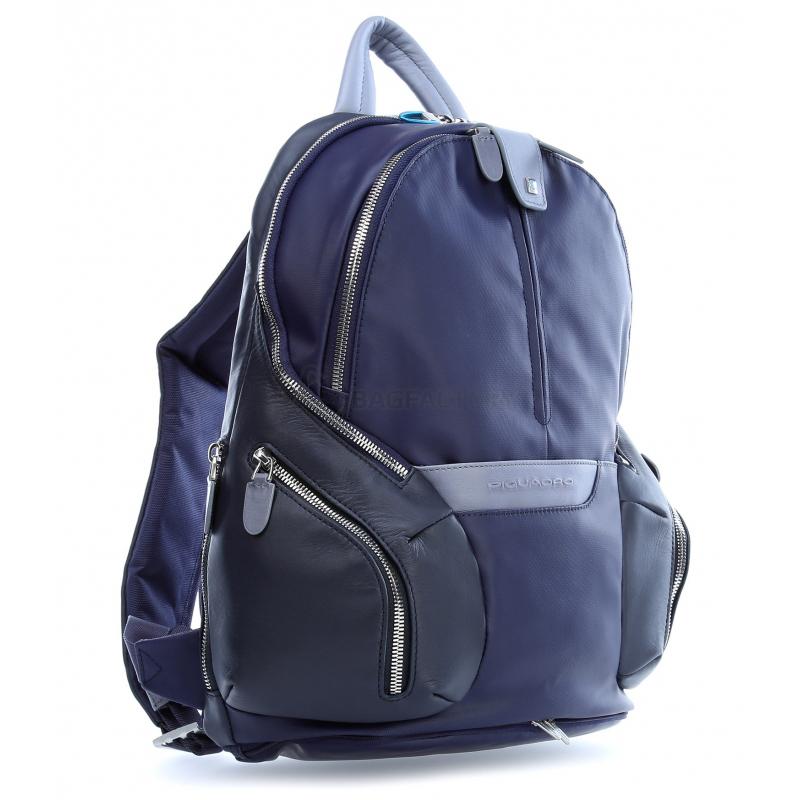 Міський рюкзак Piquadro COLEOS N.Blue 13л з чохлом від дощу (CA3936OS_BLU2)