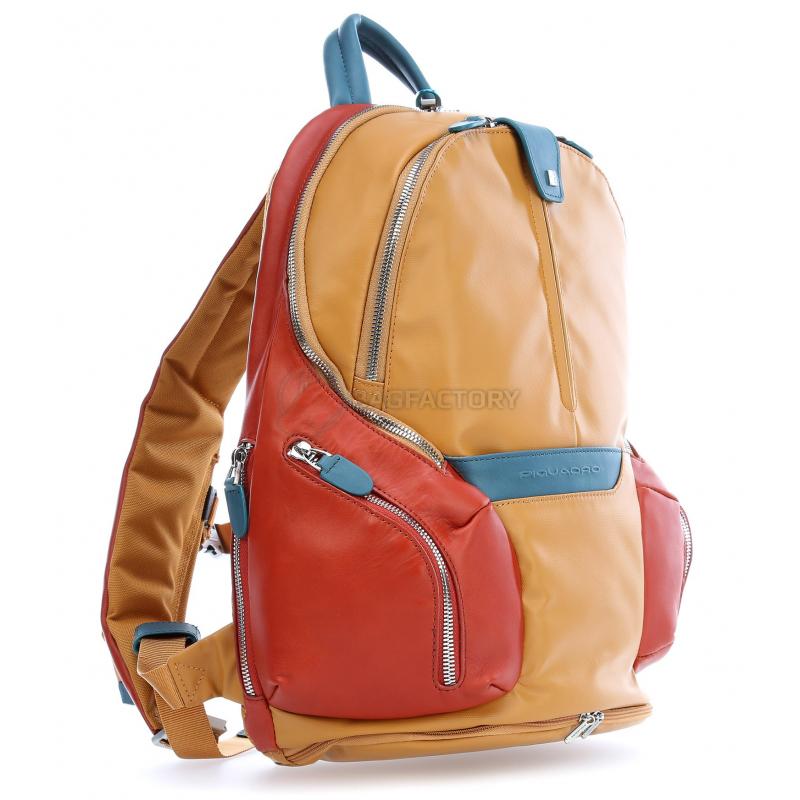 Міський рюкзак Piquadro COLEOS Yellow 13л з чохлом від дощу (CA3936OS_G)