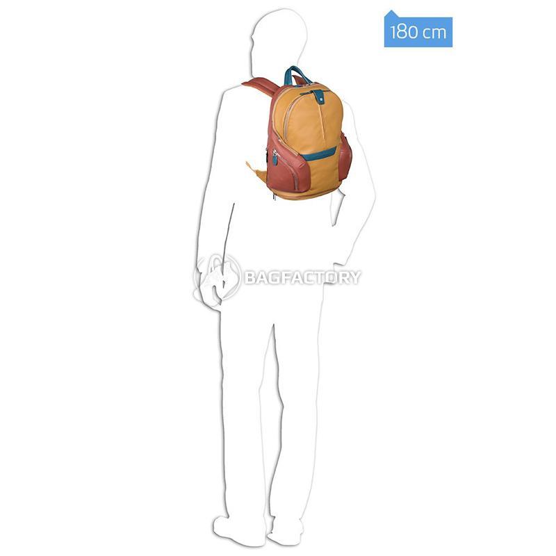 Міський рюкзак Piquadro COLEOS Yellow 13л з чохлом від дощу (CA3936OS_G)