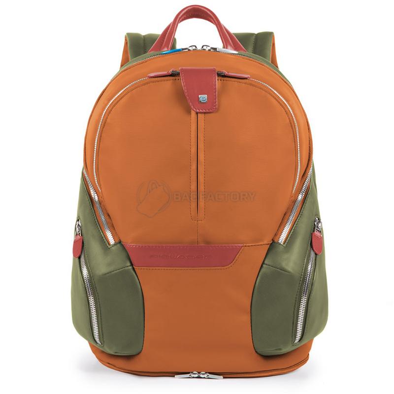 Міський рюкзак Piquadro COLEOS Orange 13л з чохлом від дощу (CA3936OS_AR)