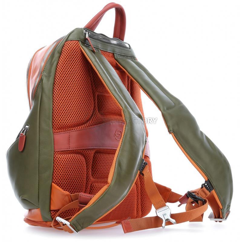 Міський рюкзак Piquadro COLEOS Orange 13л з чохлом від дощу (CA3936OS_AR)