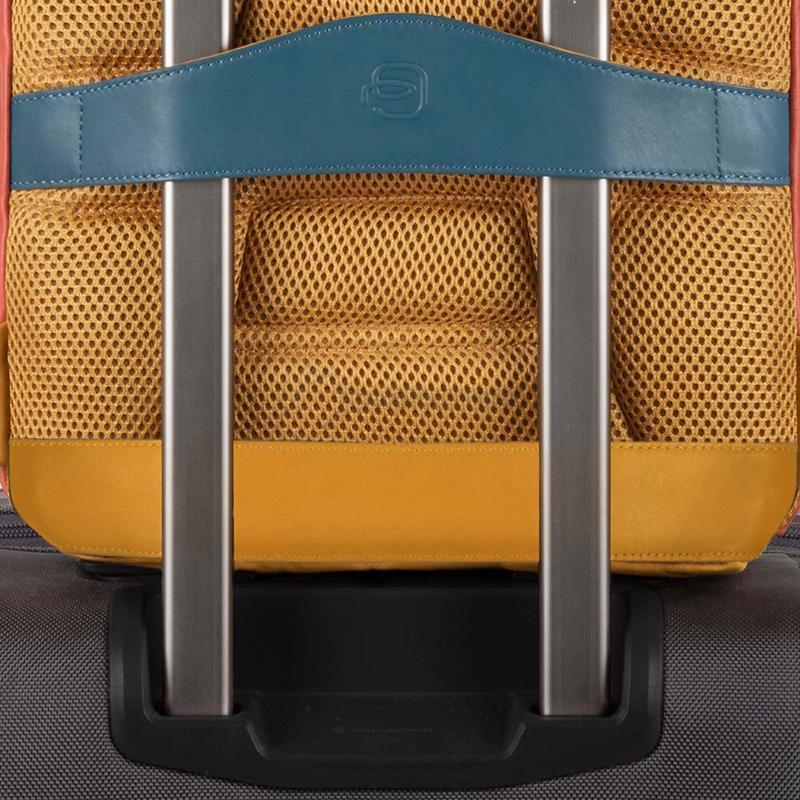 Міський рюкзак Piquadro COLEOS Orange 13л з чохлом від дощу (CA3936OS_AR)