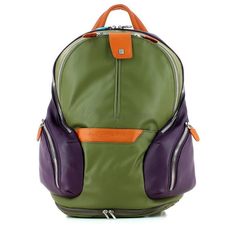 Міський рюкзак Piquadro COLEOS Green 13л з чохлом від дощу (CA3936OS_VE)