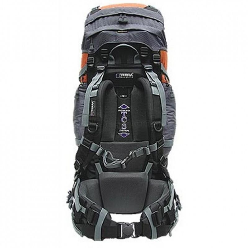 Туристичний рюкзак Terra Incognita Discover 55л Помаранчевий/Сірий (4823081500544)