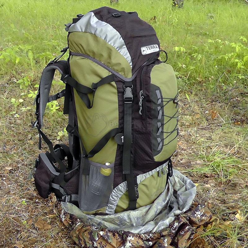 Туристичний рюкзак Terra Incognita Mountain 100л Зелений/Чорний (4823081500346)