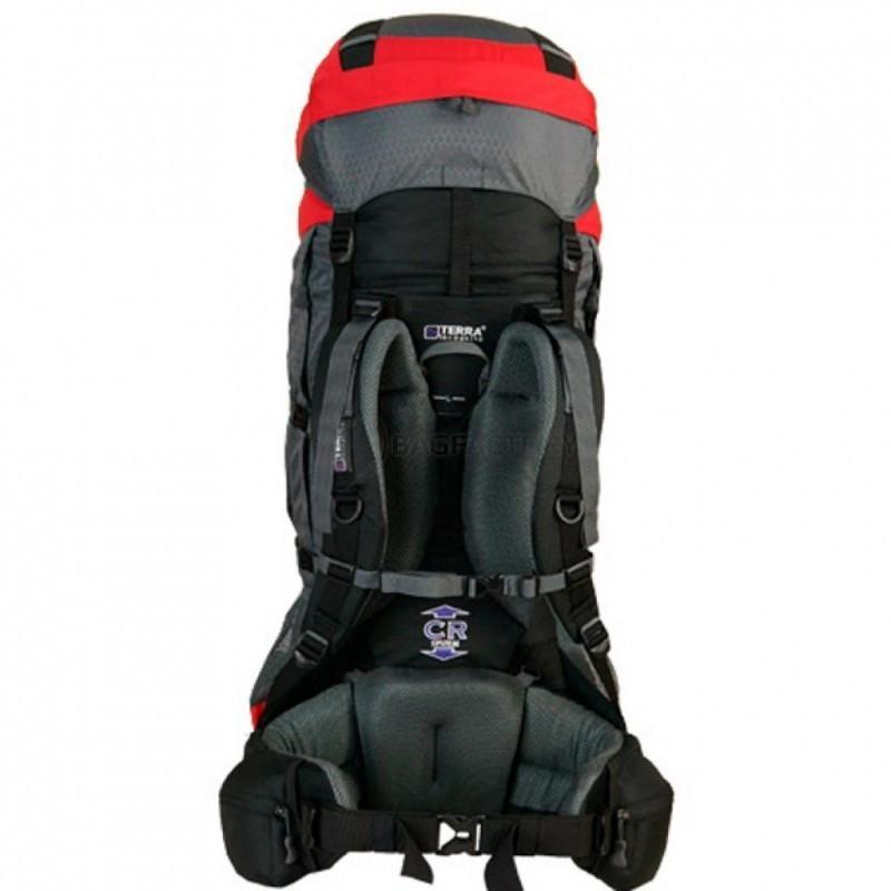 Туристичний рюкзак Terra Incognita Titan 60л Червоний/Сірий (4823081503668)