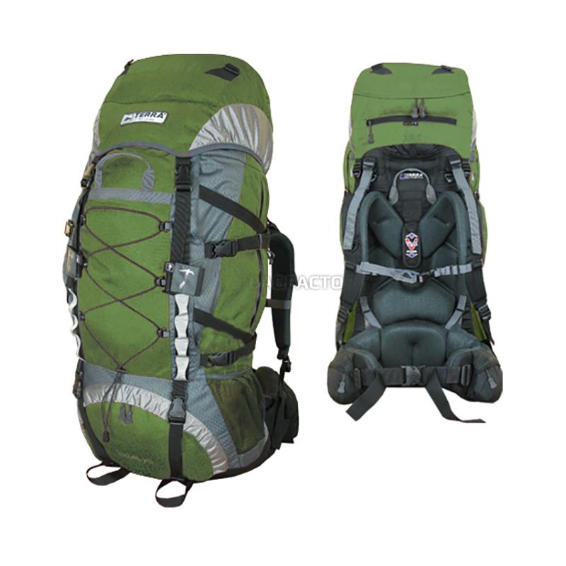 Туристичний рюкзак Terra Incognita Trial 90л Зелений/Сірий (4823081500711)