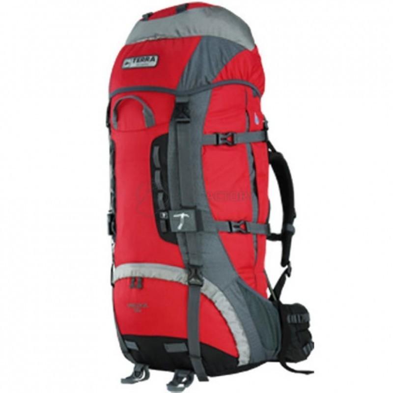 Туристичний рюкзак Terra Incognita Vertex 80л Червоний/Сірий (2000000001616)