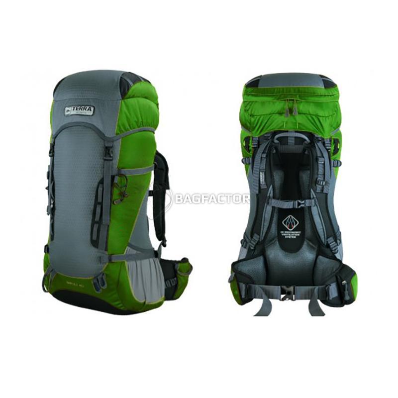 Туристичний рюкзак Terra Incognita Impuls 40л Зелений/Сірий (4823081503439)