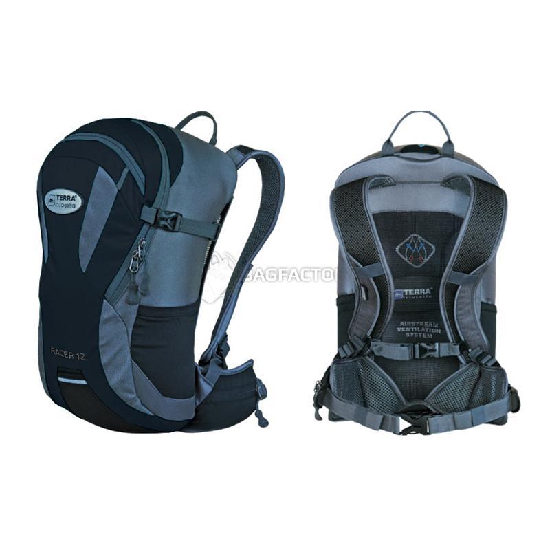 Спортивний рюкзак Terra Incognita Racer 12л Чорний/Сірий (4823081503811)