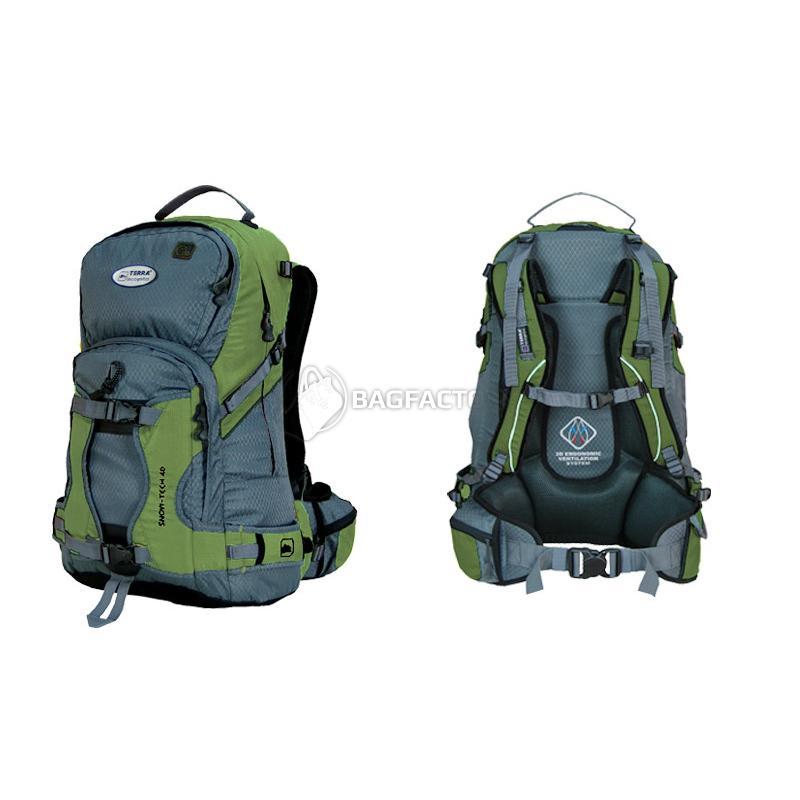 Спортивний рюкзак Terra Incognita Snow - Tech 40л Зелений/Сірий (4823081500940)