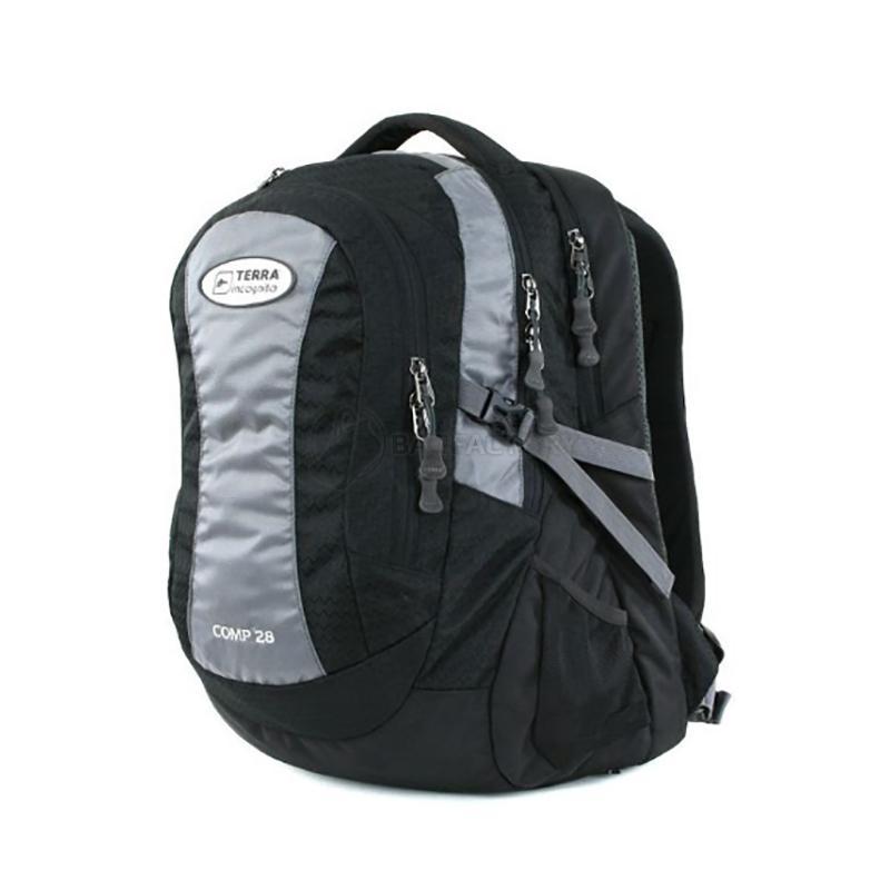 Міський рюкзак Terra Incognita Comp 28л Чорний/Сірий (4823081501237)