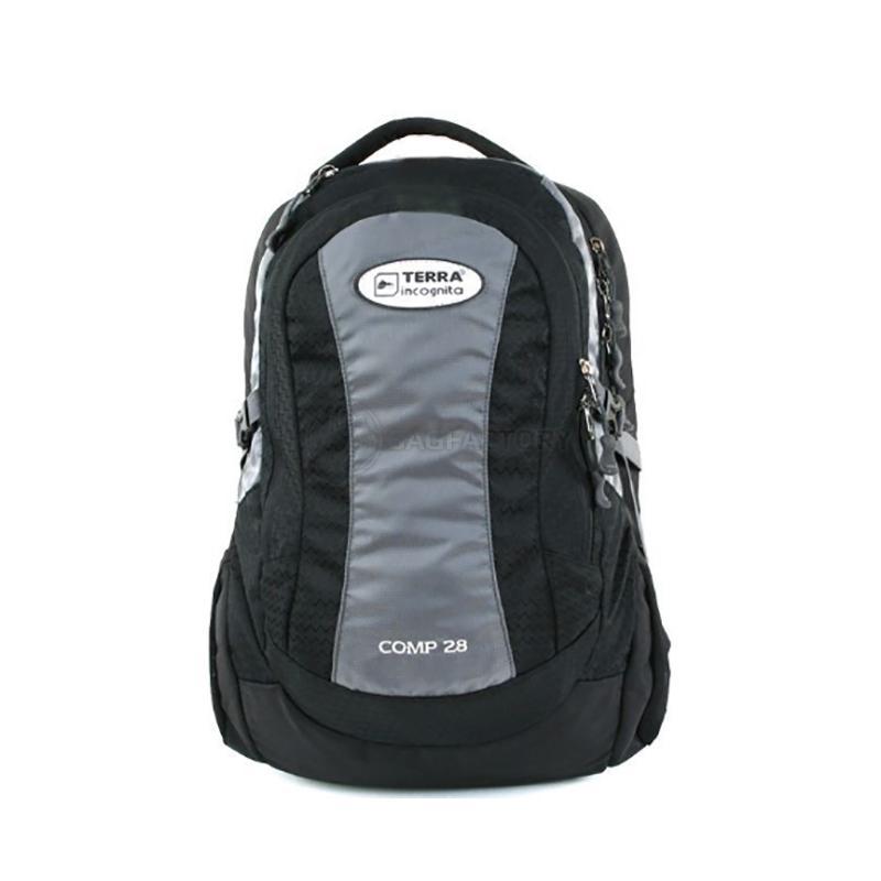 Міський рюкзак Terra Incognita Comp 28л Чорний/Сірий (4823081501237)